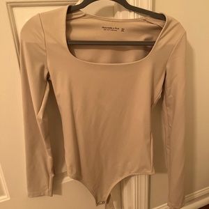 Abercrombie & Fitch Cream Bodysuit